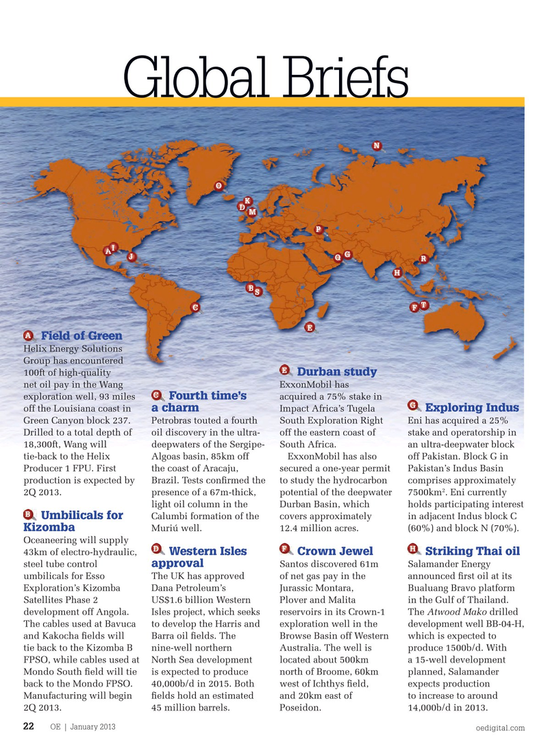 Offshore Engineer Magazine, page 20,  Jan 2013