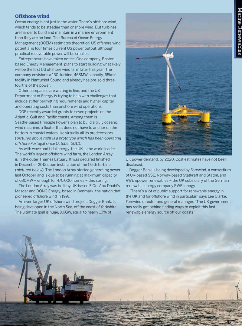 Offshore Engineer Magazine, page 41,  Feb 2013