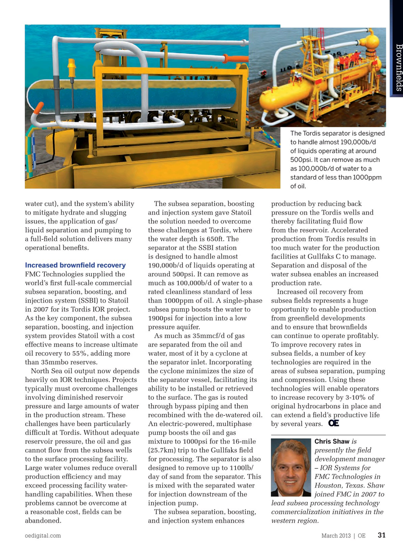 Offshore Engineer Magazine, page 29,  Mar 2013