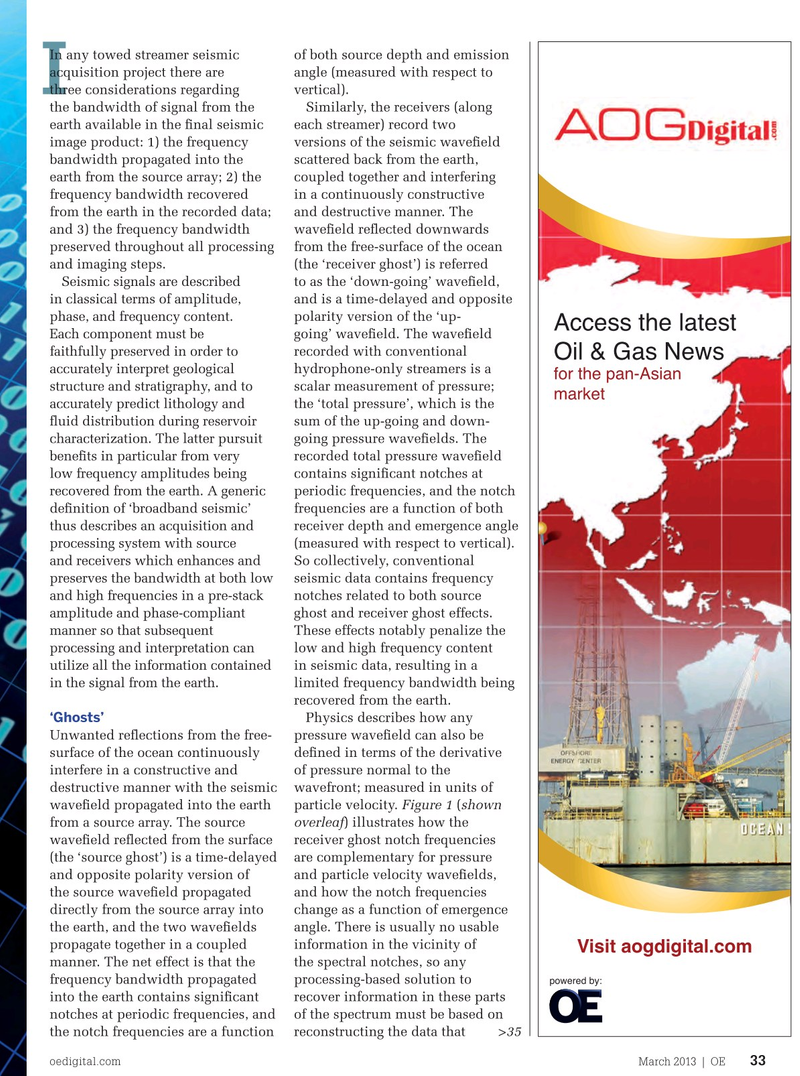 Offshore Engineer Magazine, page 31,  Mar 2013