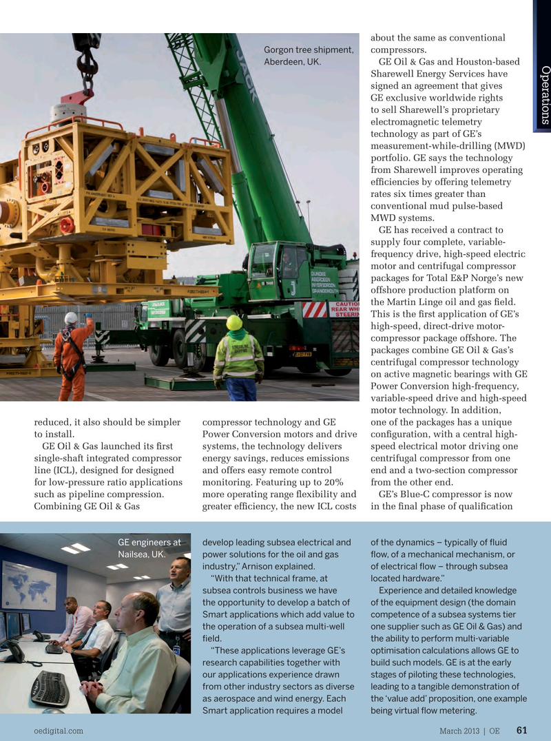Offshore Engineer Magazine, page 59,  Mar 2013