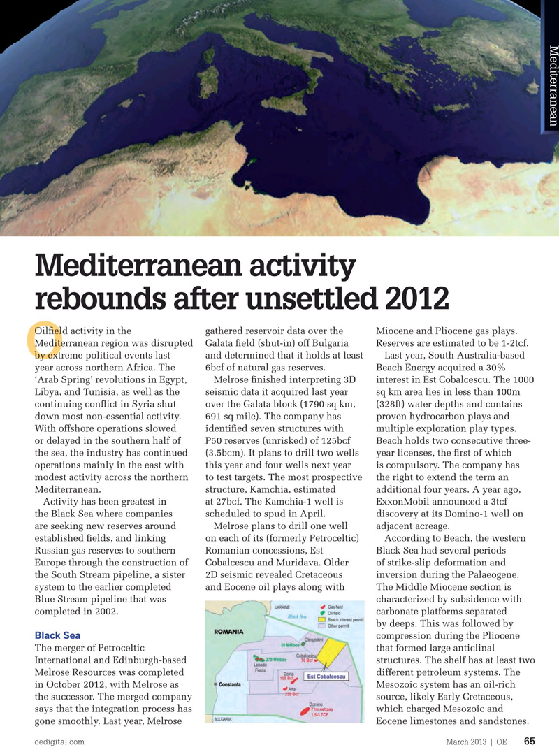 Offshore Engineer Magazine, page 63,  Mar 2013