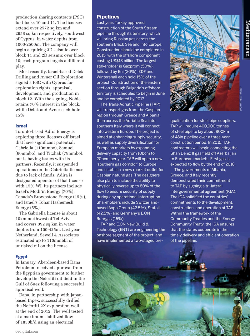 Offshore Engineer Magazine, page 65,  Mar 2013