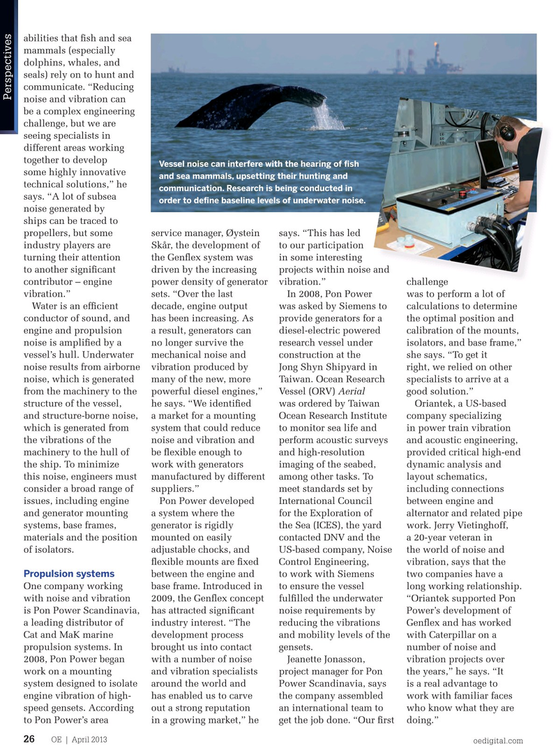 Offshore Engineer Magazine, page 24,  Apr 2013