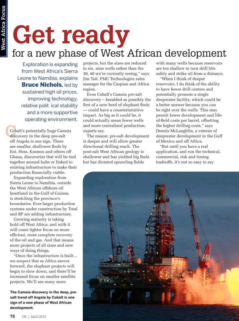 Offshore Engineer Magazine, page 76,  Apr 2013