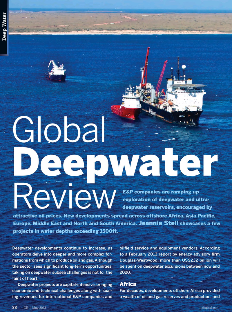 Offshore Engineer Magazine, page 36,  May 2013