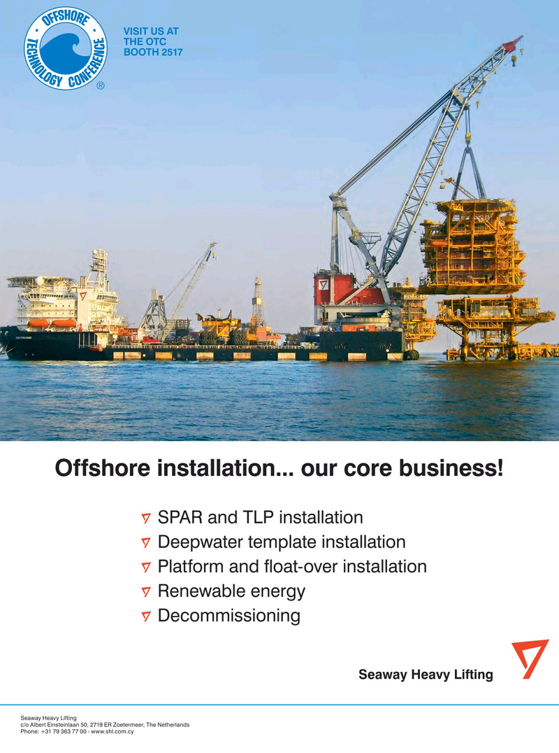 Offshore Engineer Magazine, page 81,  May 2013