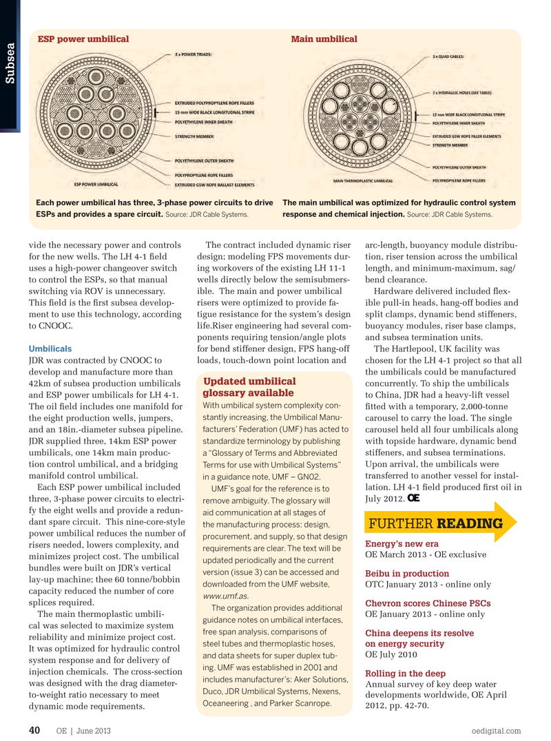 Offshore Engineer Magazine, page 38,  Jun 2013