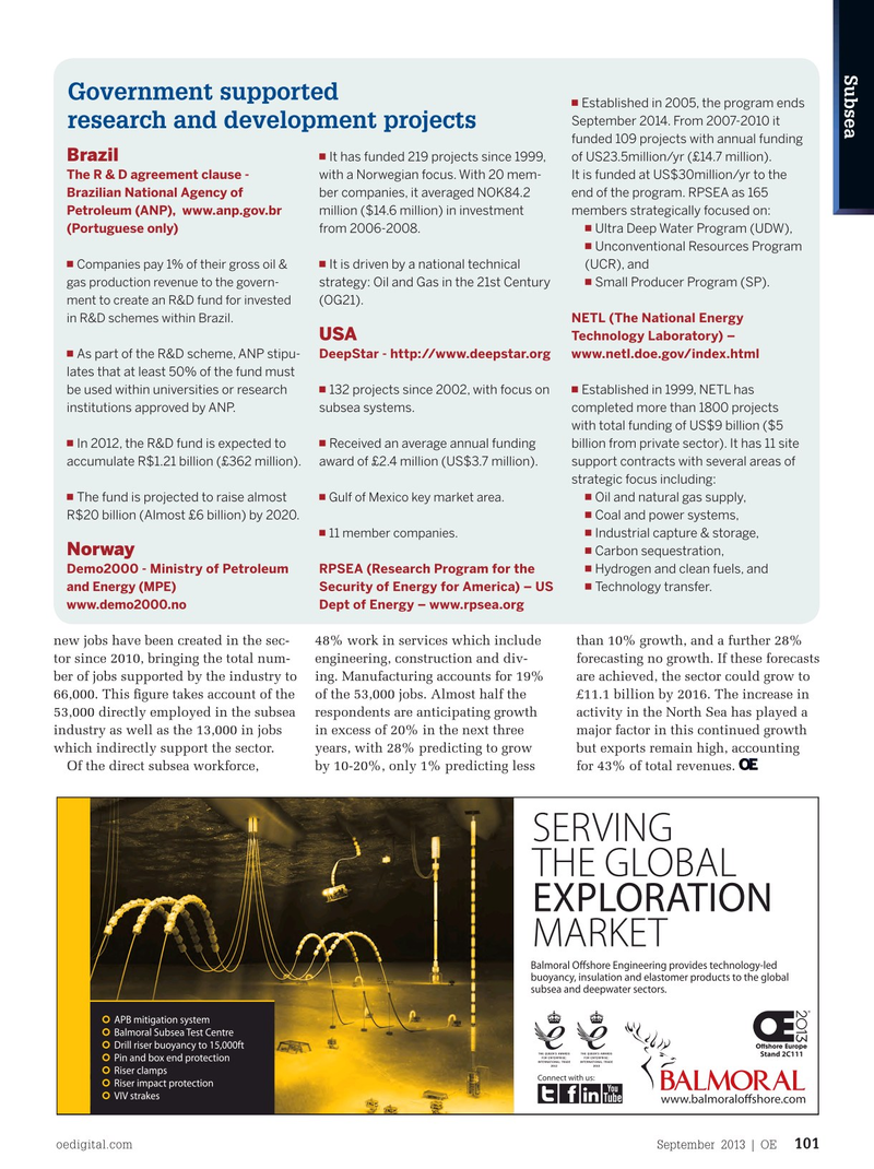 Offshore Engineer Magazine, page 99,  Sep 2013