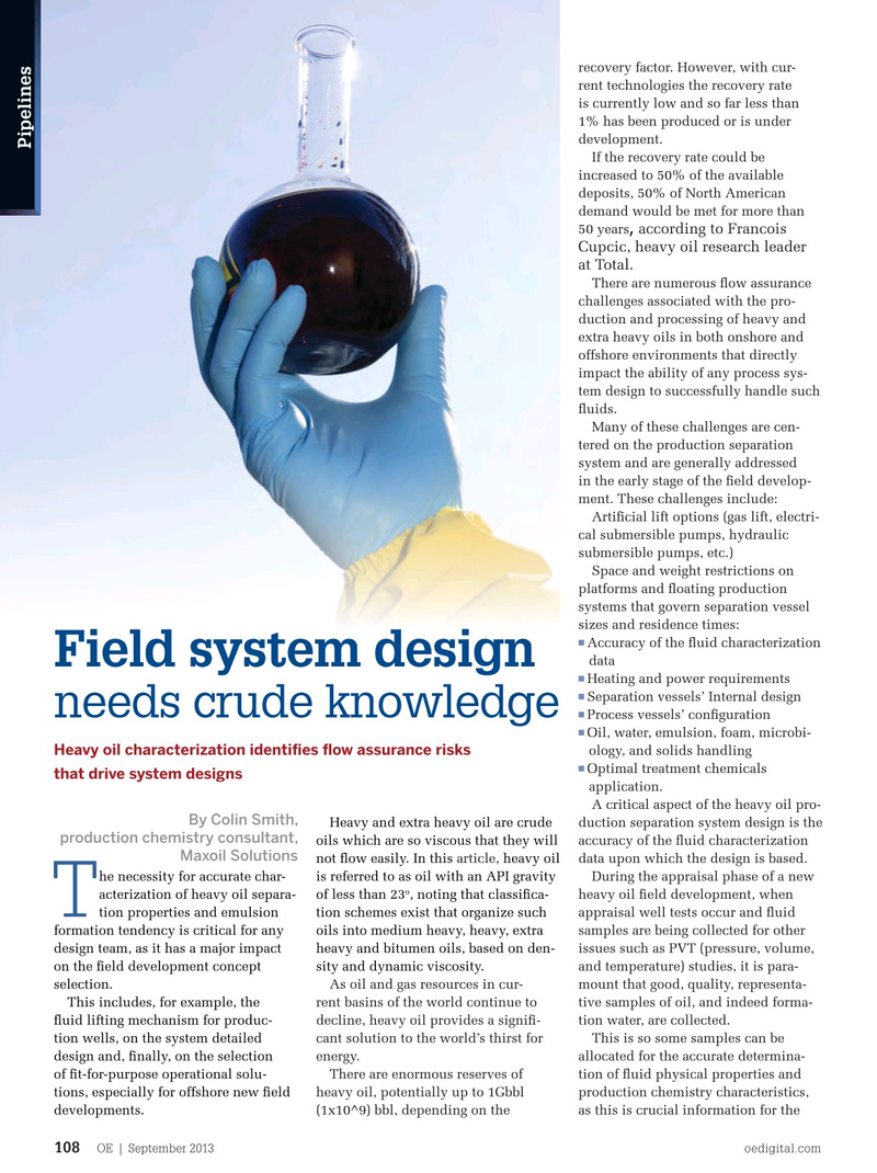 Offshore Engineer Magazine, page 106,  Sep 2013