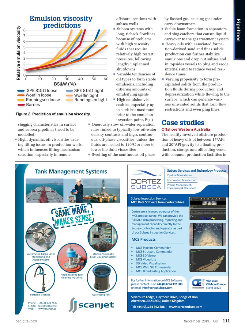 Offshore Engineer Magazine, page 109,  Sep 2013
