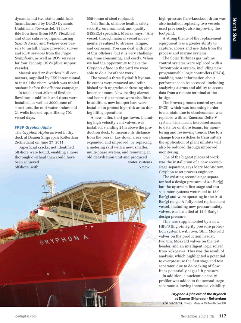 Offshore Engineer Magazine, page 115,  Sep 2013