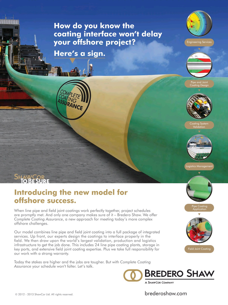 Offshore Engineer Magazine, page 15,  Sep 2013