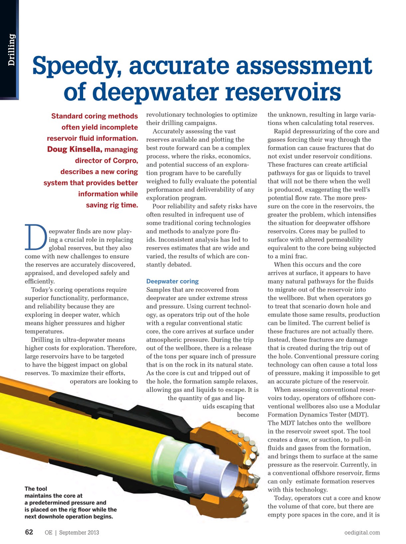 Offshore Engineer Magazine, page 60,  Sep 2013