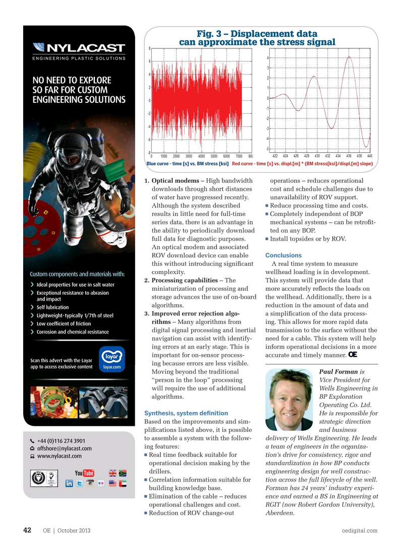 Offshore Engineer Magazine, page 40,  Oct 2013