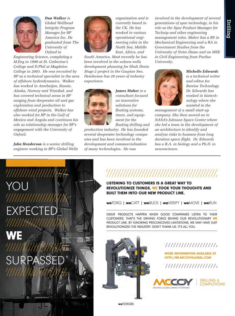 Offshore Engineer Magazine, page 41,  Oct 2013