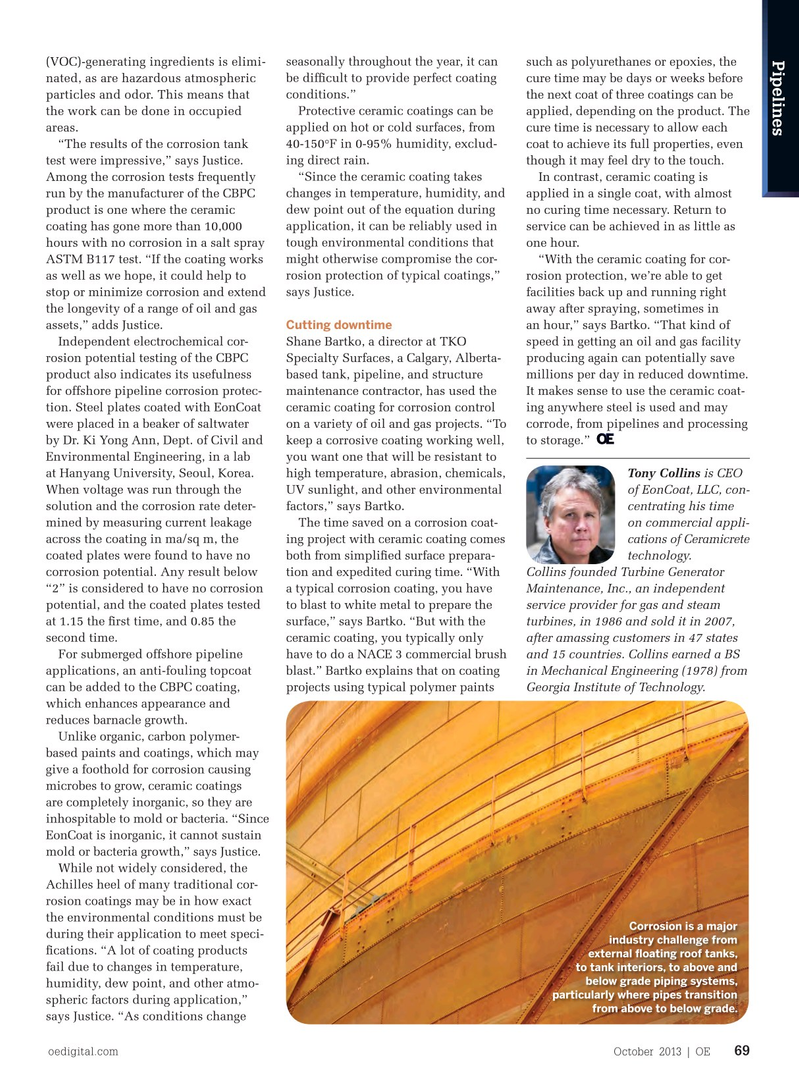 Offshore Engineer Magazine, page 67,  Oct 2013
