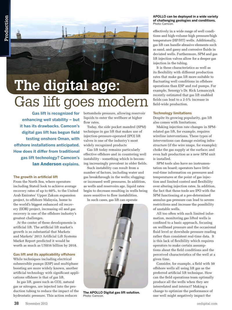 Offshore Engineer Magazine, page 36,  Nov 2013