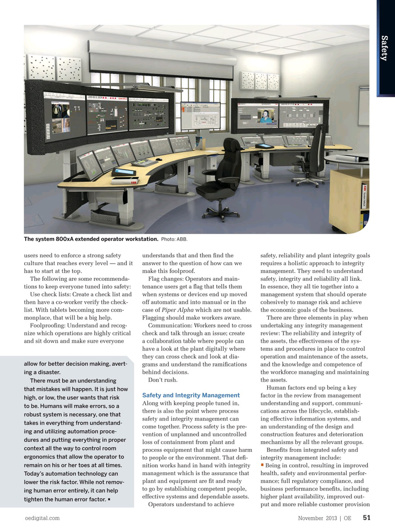 Offshore Engineer Magazine, page 49,  Nov 2013