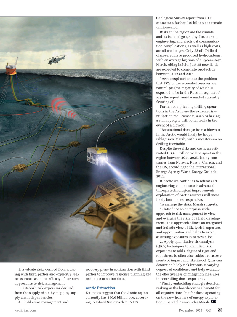 Offshore Engineer Magazine, page 21,  Dec 2013