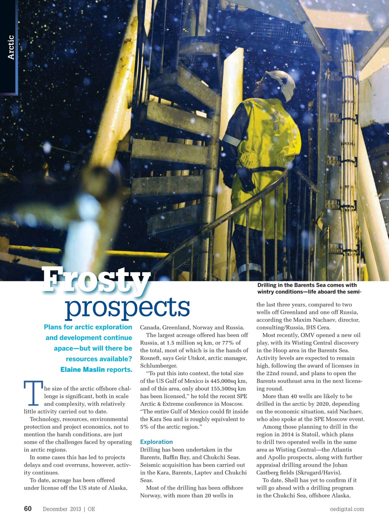 Offshore Engineer Magazine, page 58,  Dec 2013