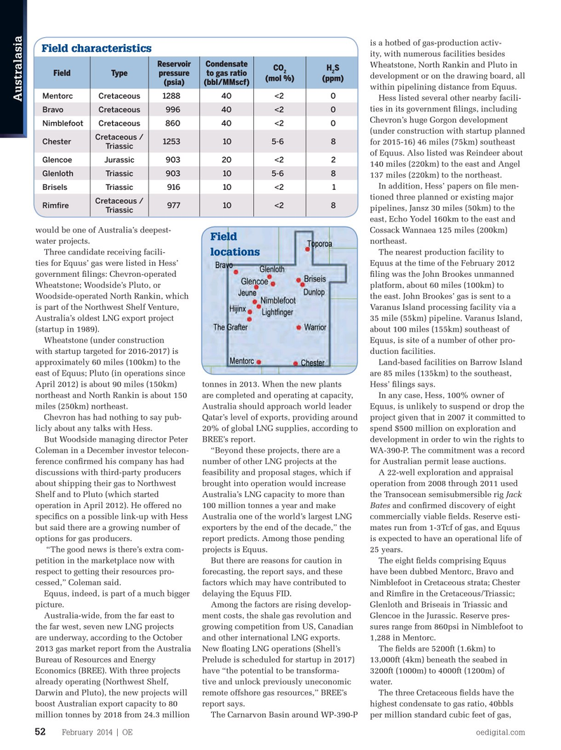 Offshore Engineer Magazine, page 50,  Feb 2014
