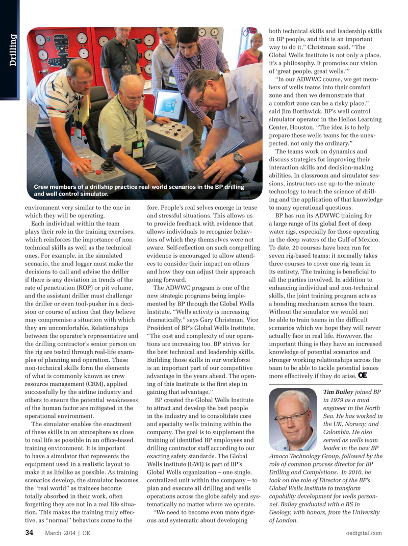 Offshore Engineer Magazine, page 32,  Mar 2014