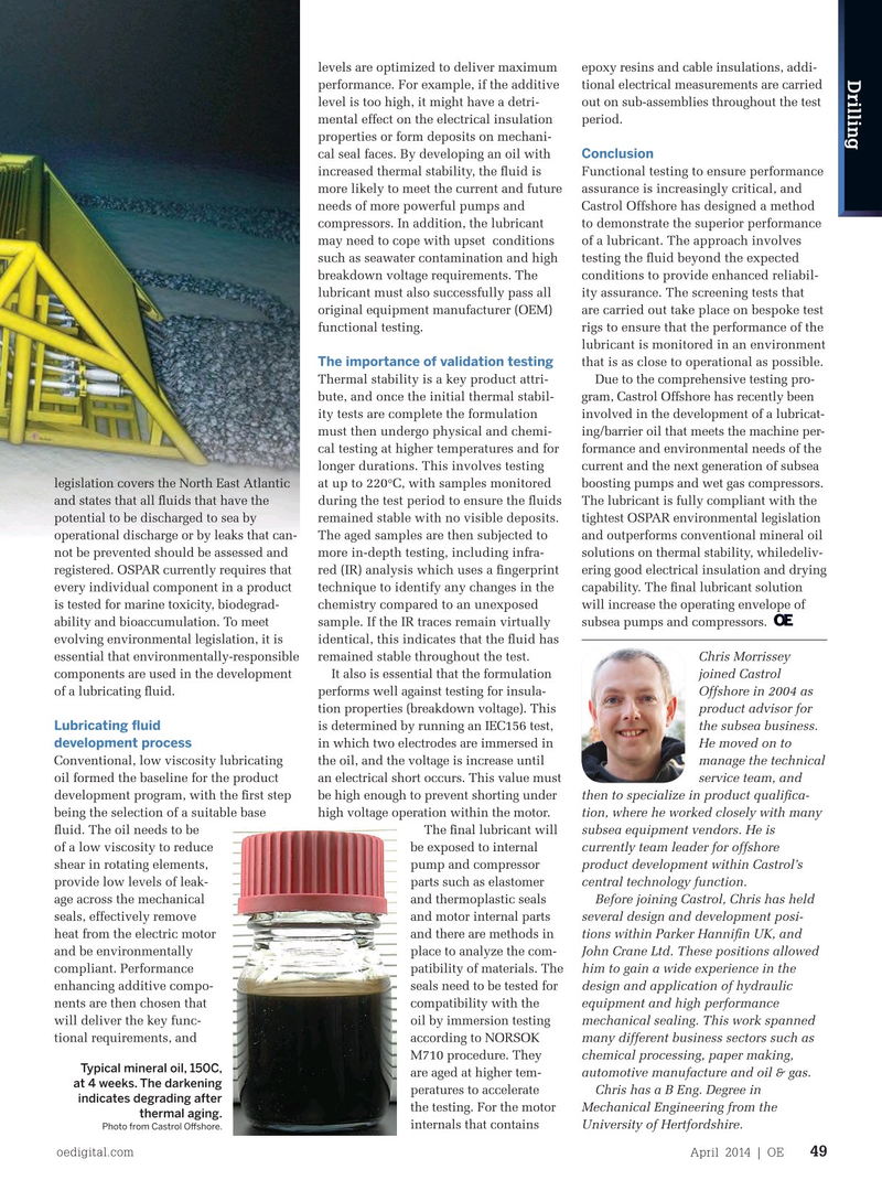 Offshore Engineer Magazine, page 47,  Apr 2014