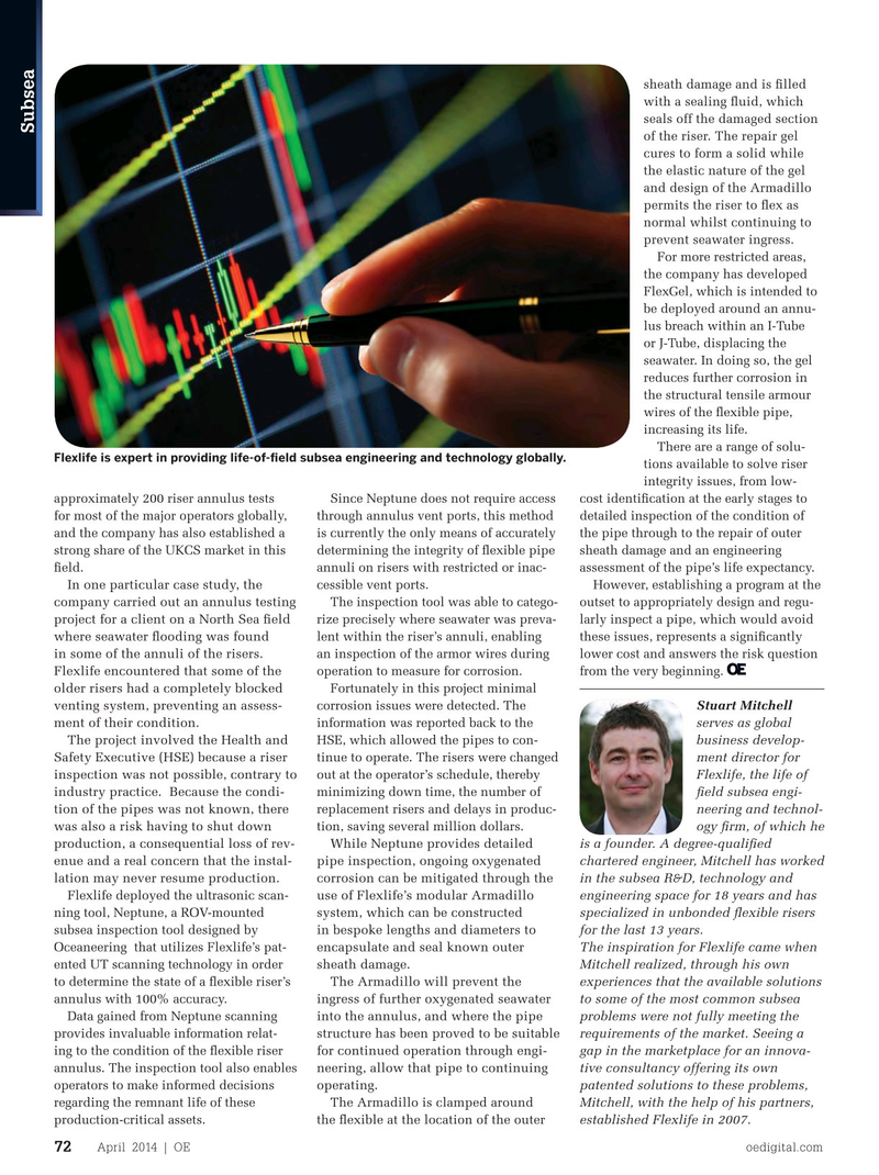 Offshore Engineer Magazine, page 70,  Apr 2014