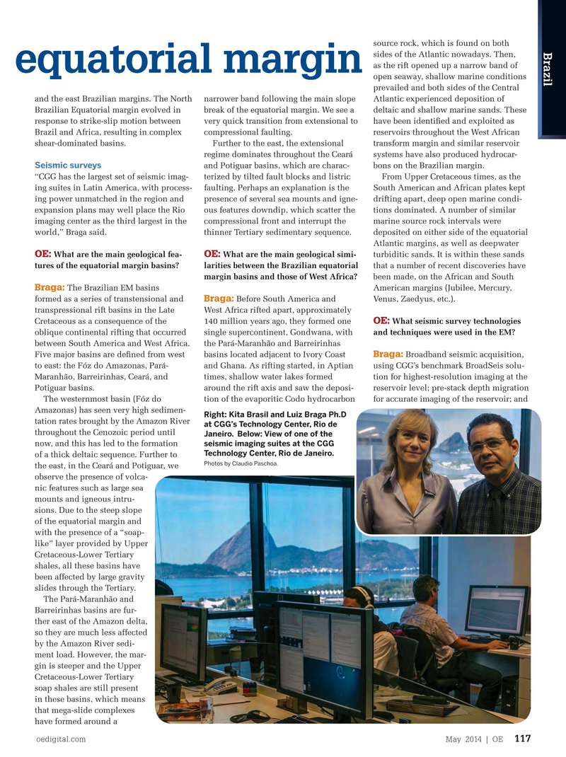 Offshore Engineer Magazine, page 115,  May 2014
