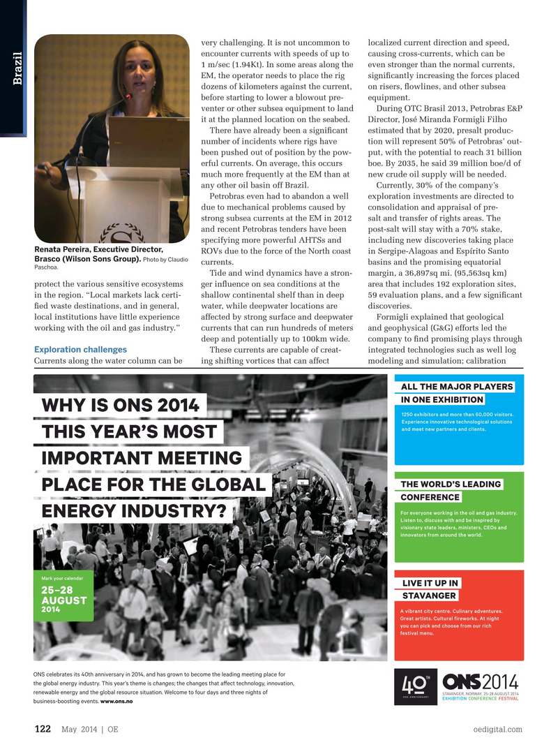 Offshore Engineer Magazine, page 120,  May 2014