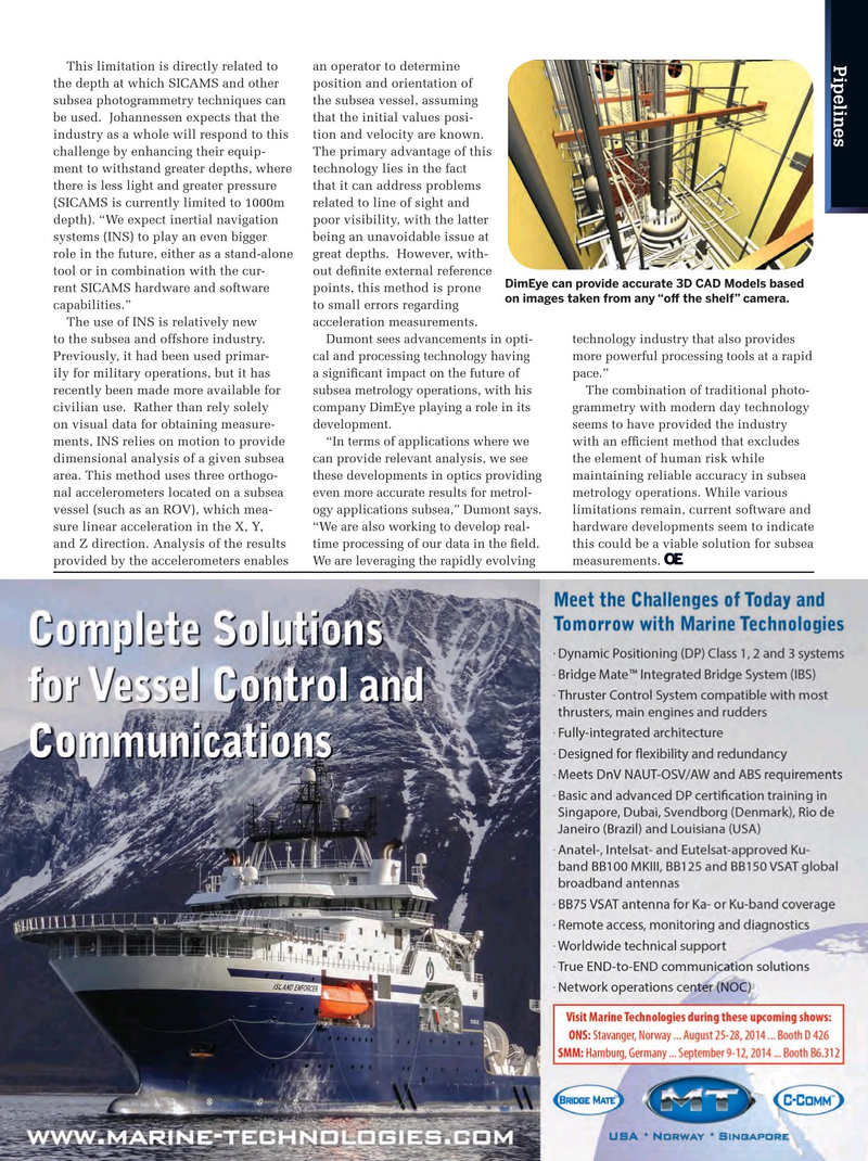 Offshore Engineer Magazine, page 59,  Jun 2014
