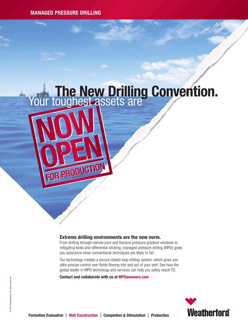 Offshore Engineer Magazine, page 3rd Cover,  Jun 2014