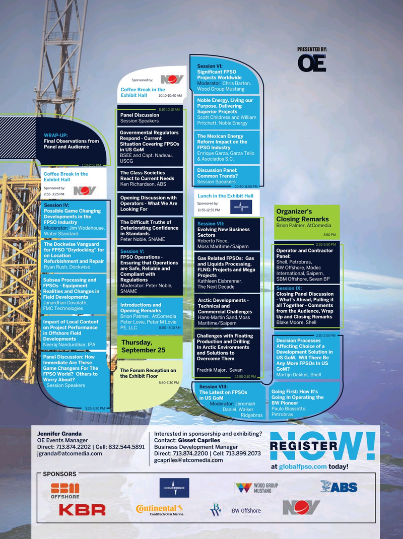 Offshore Engineer Magazine, page 3,  Sep 2014