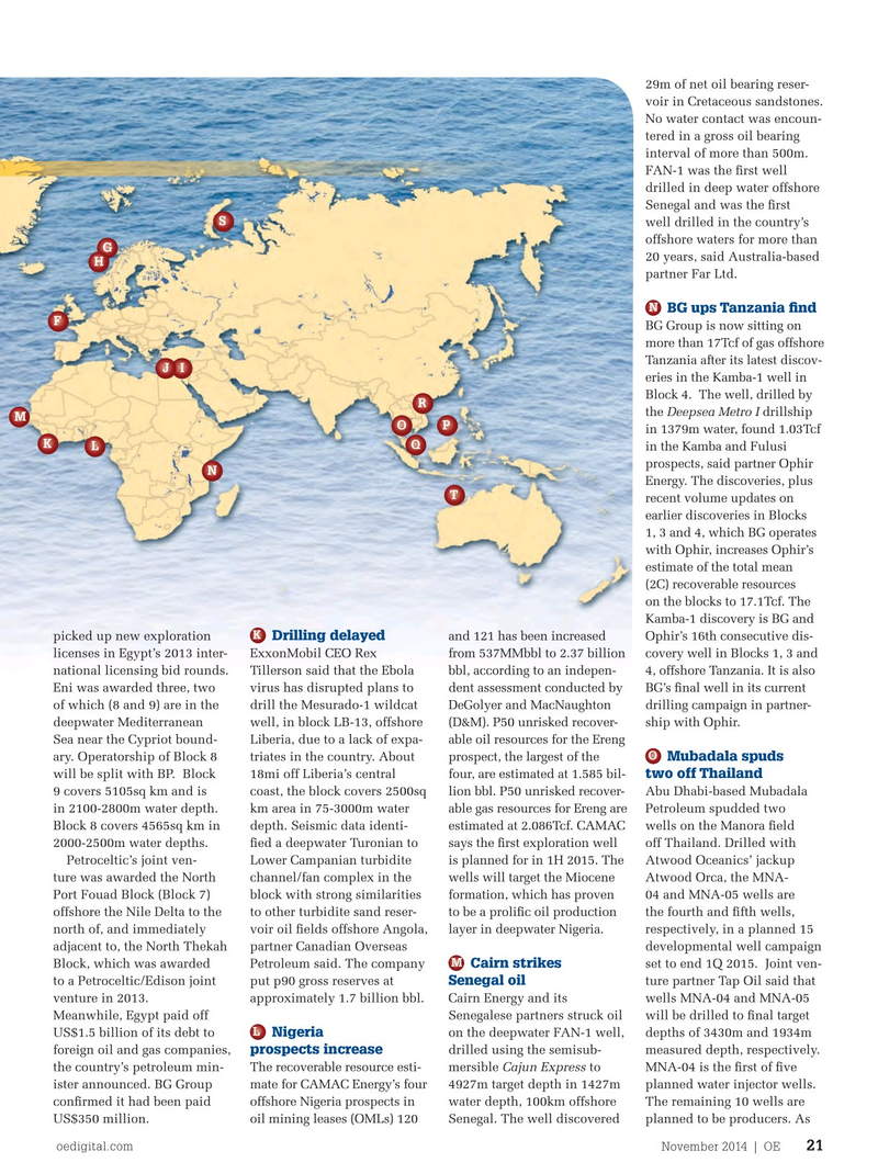 Offshore Engineer Magazine, page 19,  Nov 2014
