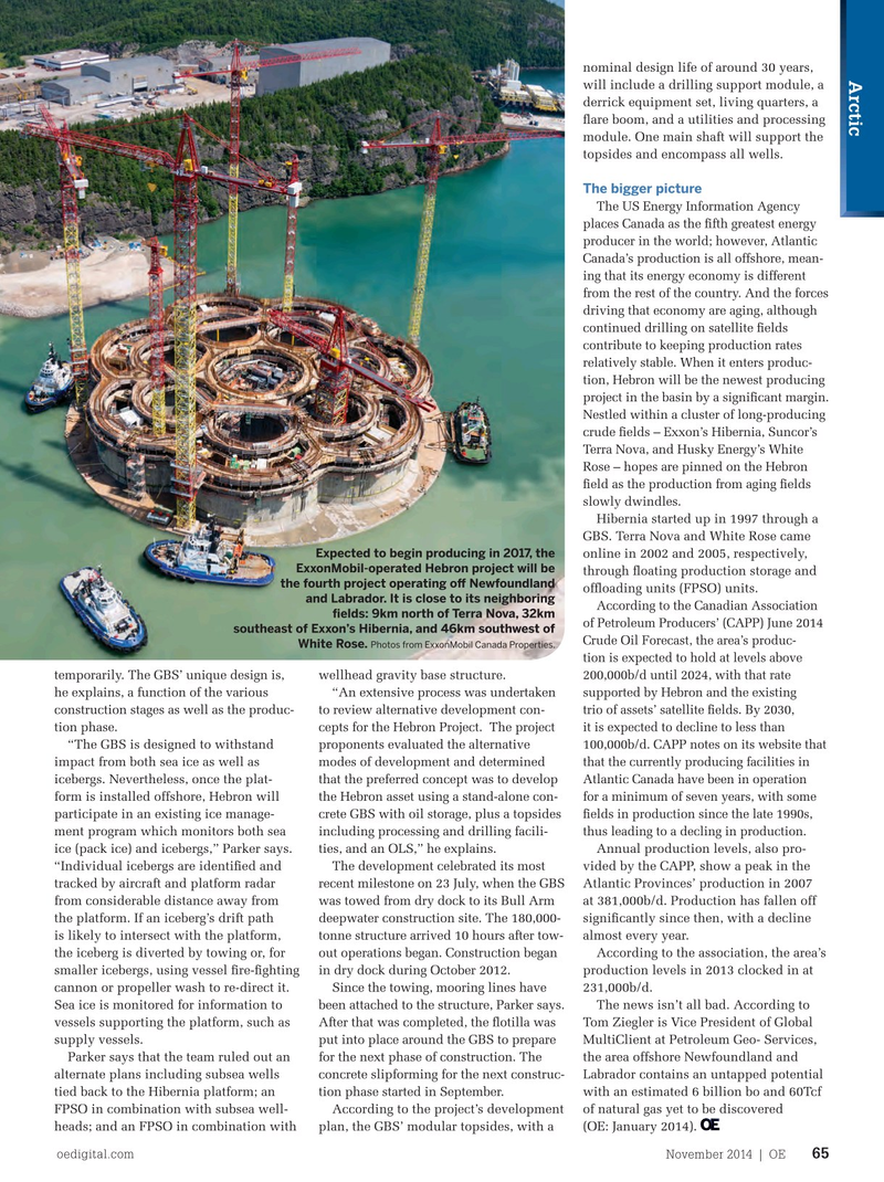 Offshore Engineer Magazine, page 63,  Nov 2014