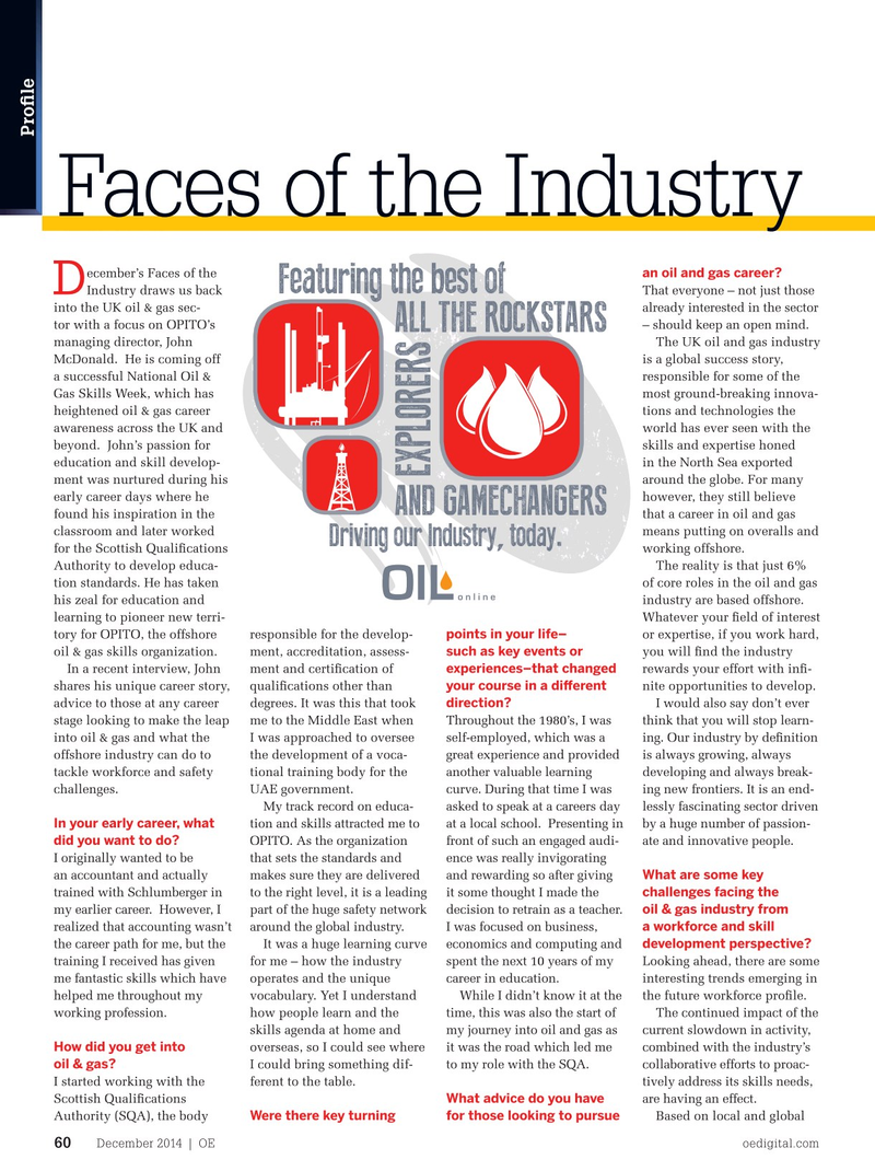 Offshore Engineer Magazine, page 58,  Dec 2014