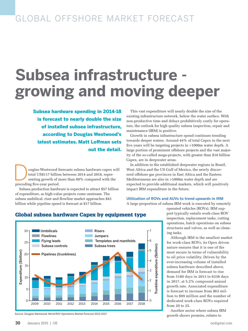 Offshore Engineer Magazine, page 28,  Jan 2015