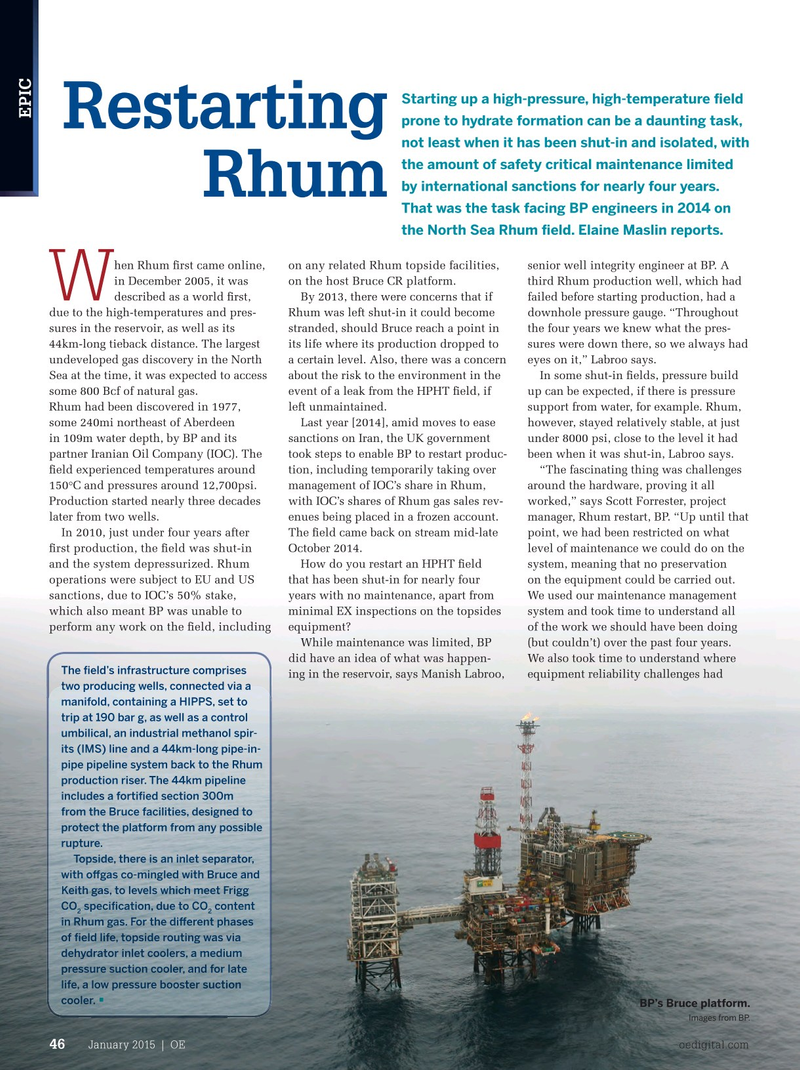 Offshore Engineer Magazine, page 44,  Jan 2015