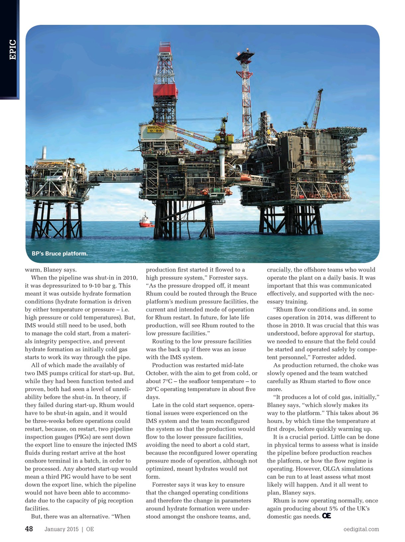 Offshore Engineer Magazine, page 46,  Jan 2015