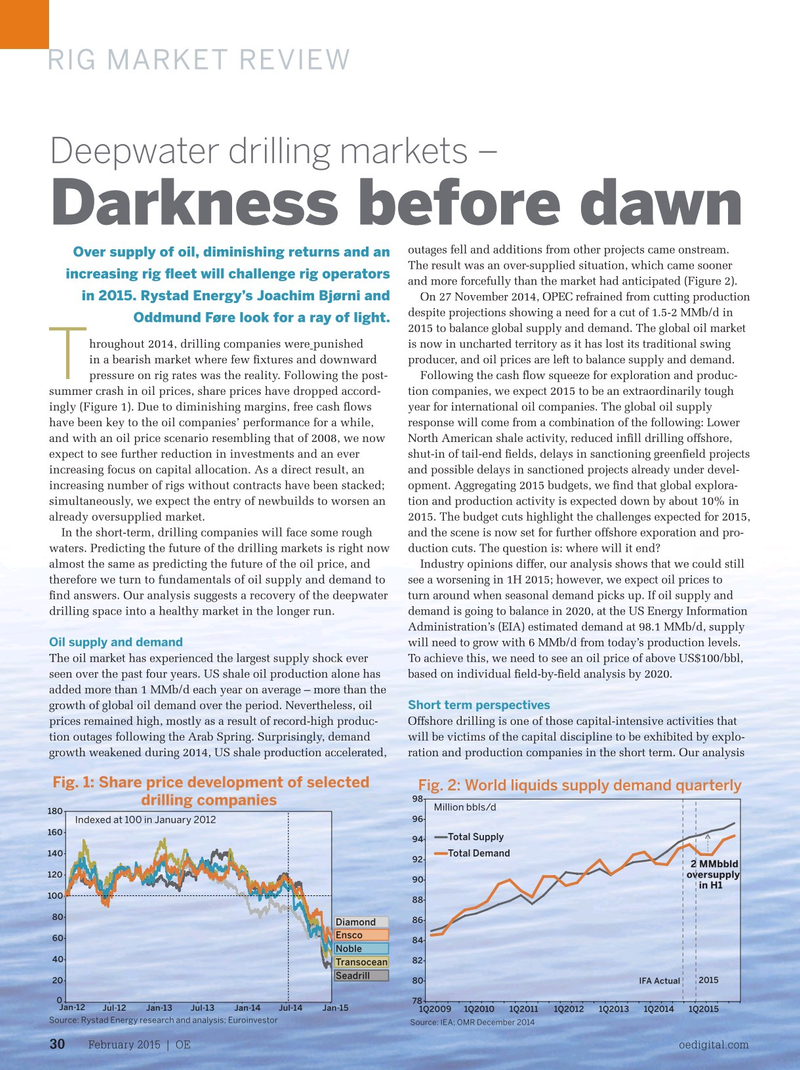 Offshore Engineer Magazine, page 28,  Feb 2015