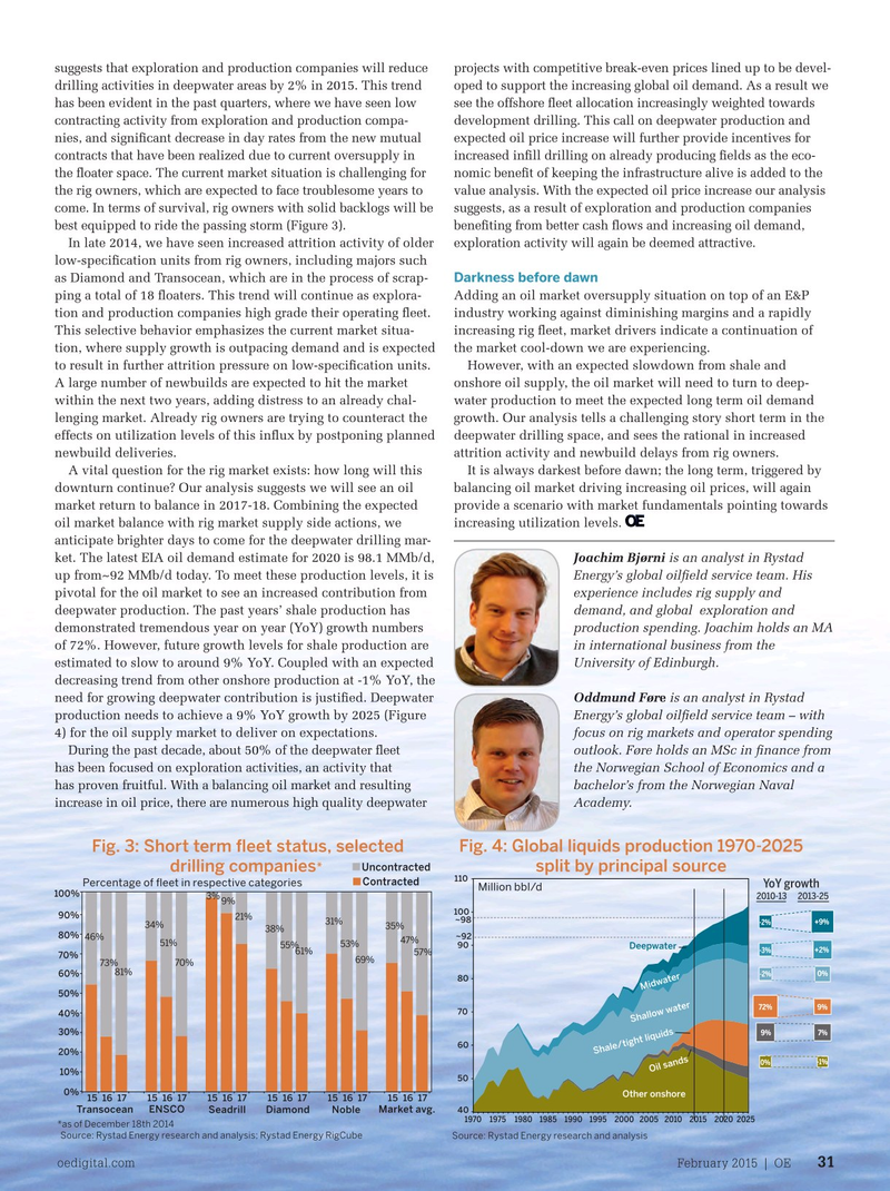 Offshore Engineer Magazine, page 29,  Feb 2015