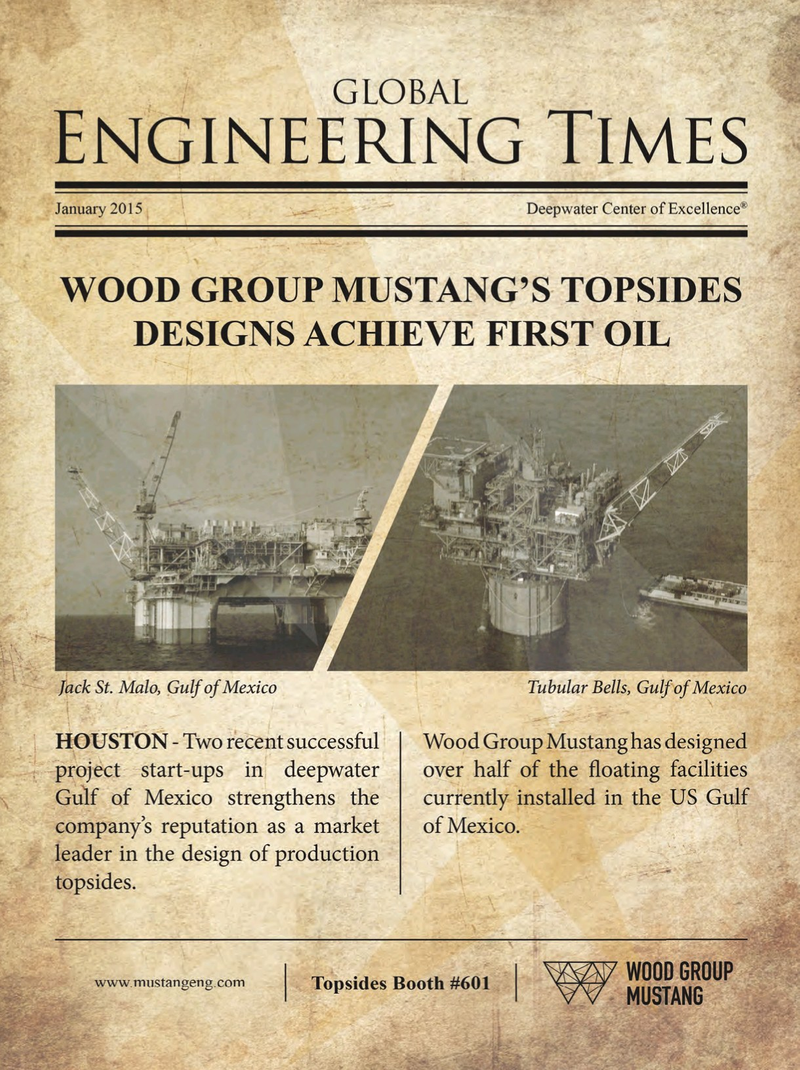 Offshore Engineer Magazine, page 35,  Feb 2015