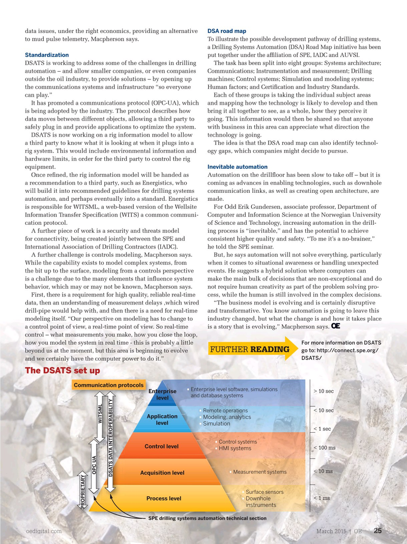 Offshore Engineer Magazine, page 23,  Mar 2015