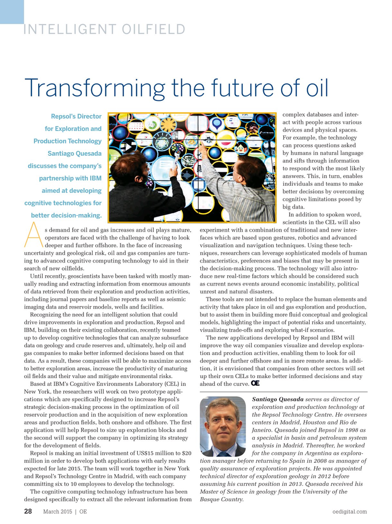 Offshore Engineer Magazine, page 26,  Mar 2015