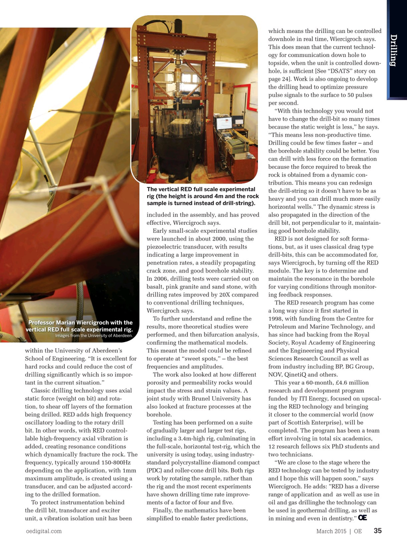 Offshore Engineer Magazine, page 33,  Mar 2015