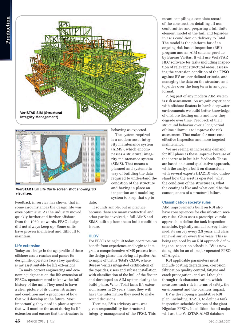 Offshore Engineer Magazine, page 44,  Mar 2015