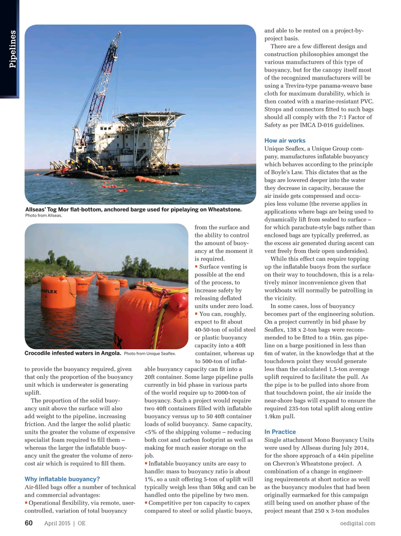Offshore Engineer Magazine, page 58,  Apr 2015