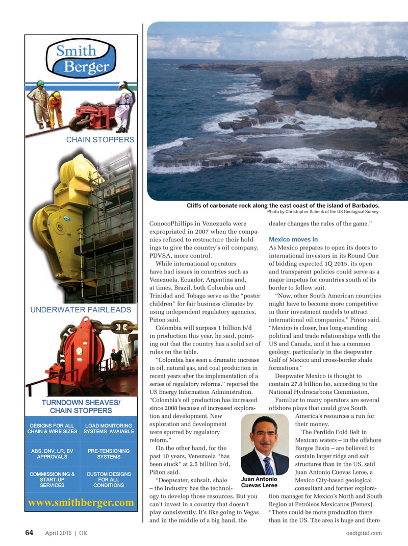 Offshore Engineer Magazine, page 62,  Apr 2015