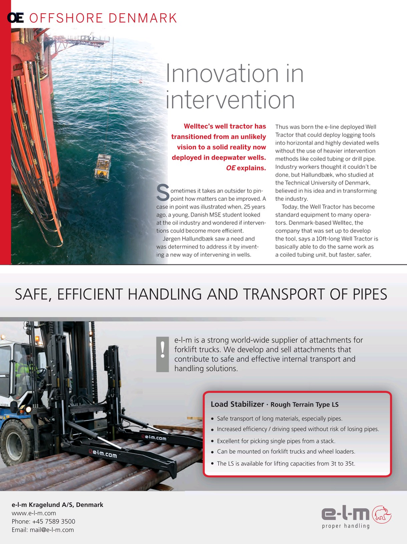 Offshore Engineer Magazine, page 126,  May 2015